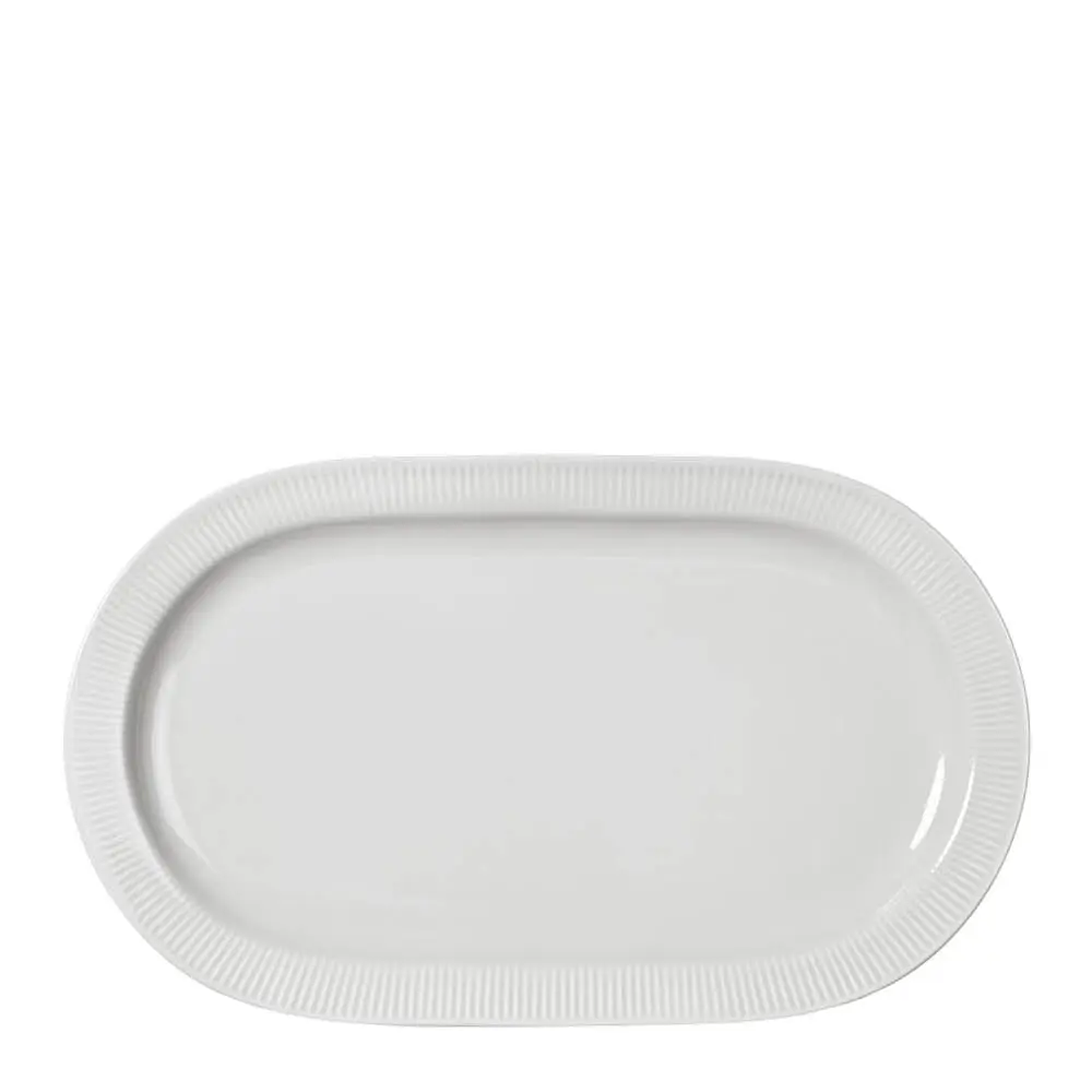 Inka serveringsfat 34x20 cm hvit