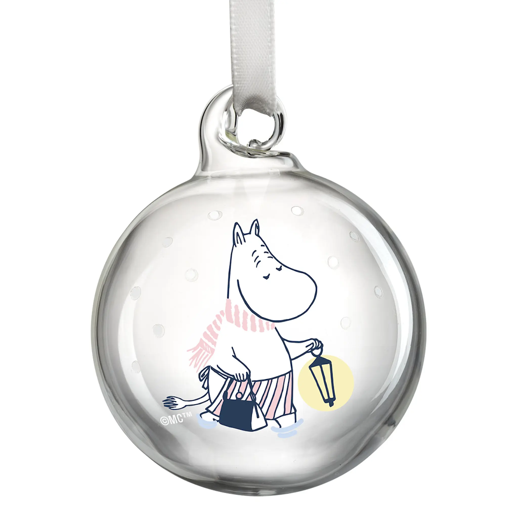 Muurla Mumin julkulor 4-pack 5 cm låt det snöa