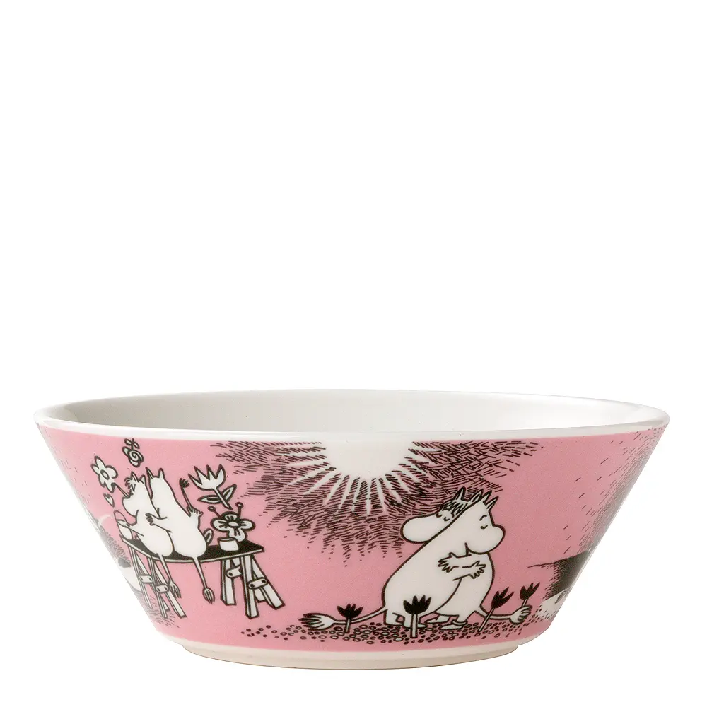 Muumi Kulho Rakkaus 15 cm Vaaleanpunainen