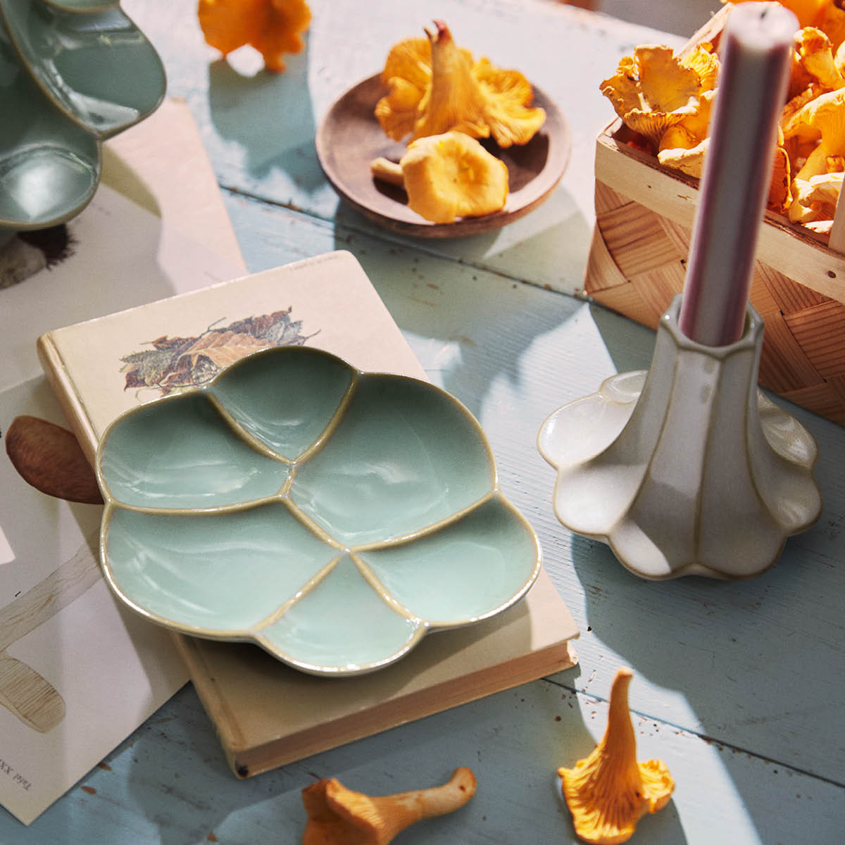 Kähler Kantarel fat litet 14 cm blå