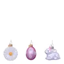 Påskornamentset Blooming Bunny box 6 cm