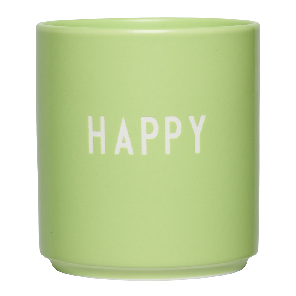 Design Letters - Favourite Muki Happy 25 cl Shadow Lime