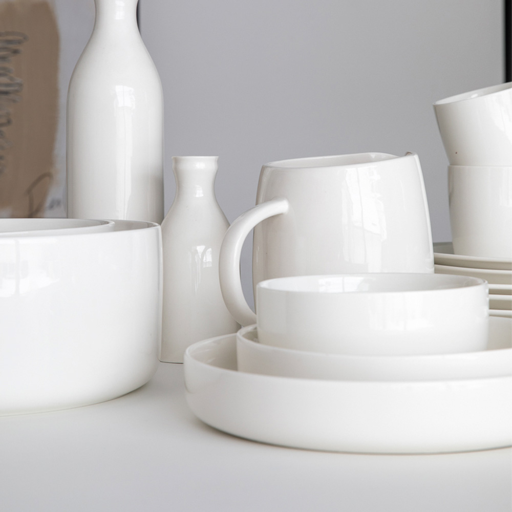 Sögne Home Sögne Fat Medium 25 cm Vit