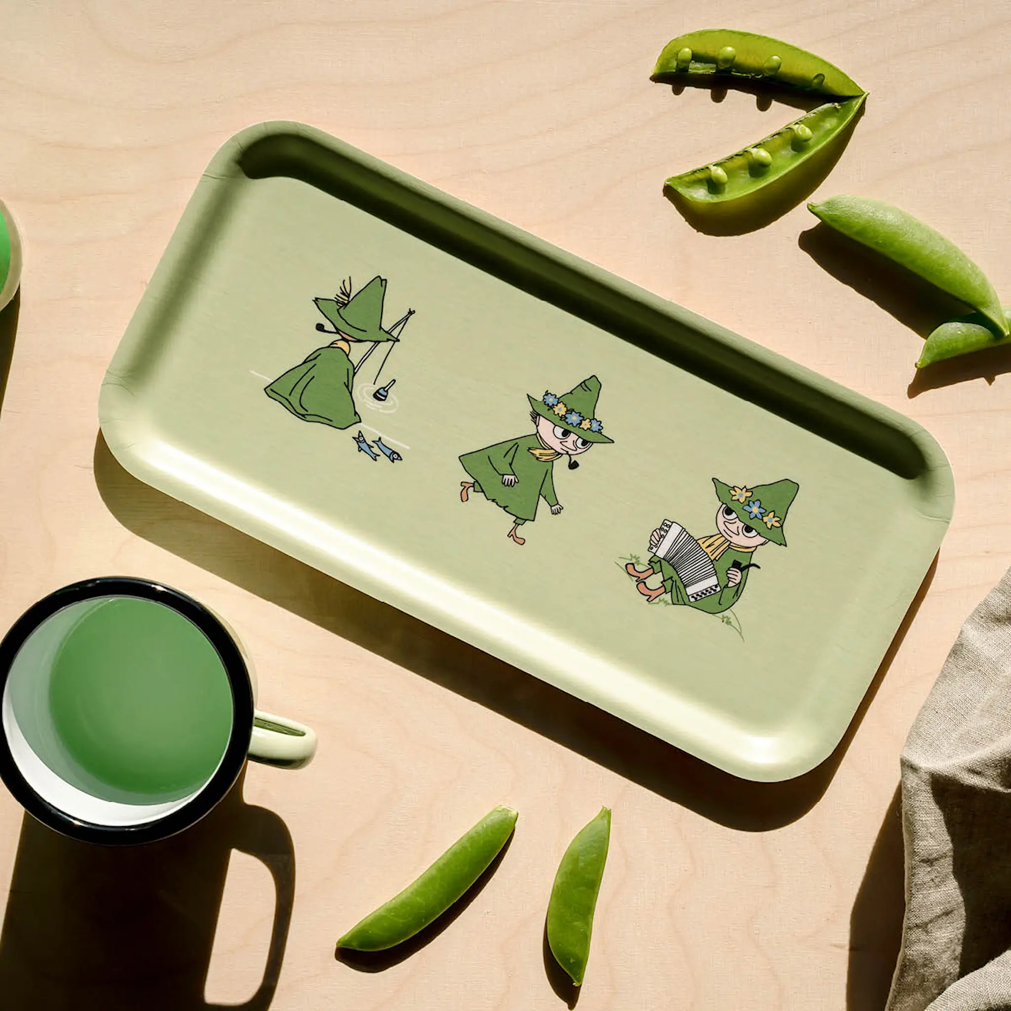 Muurla Mumin bricka 27x13 cm Retro S