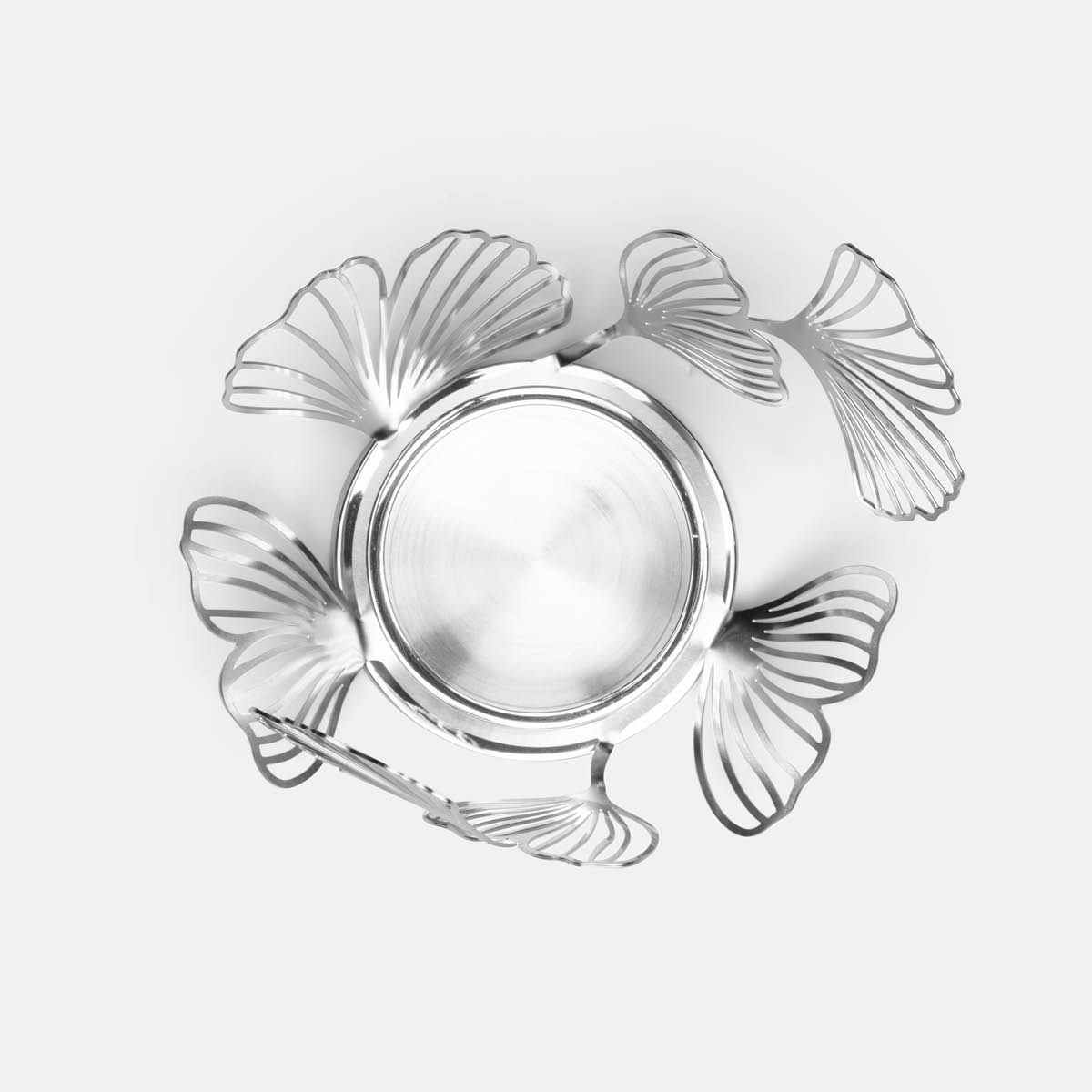 Skultuna FLWR ljusstake värmeljus silver