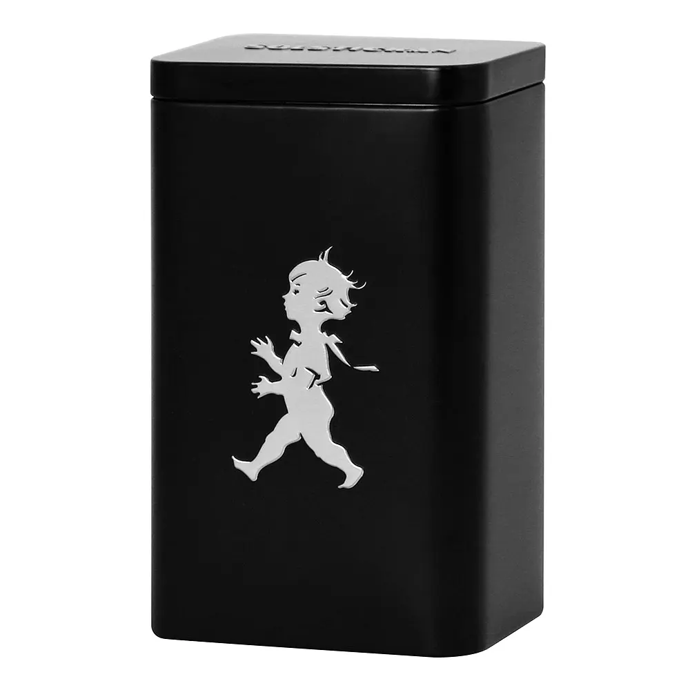 Teboks 15,2 cm svart matt