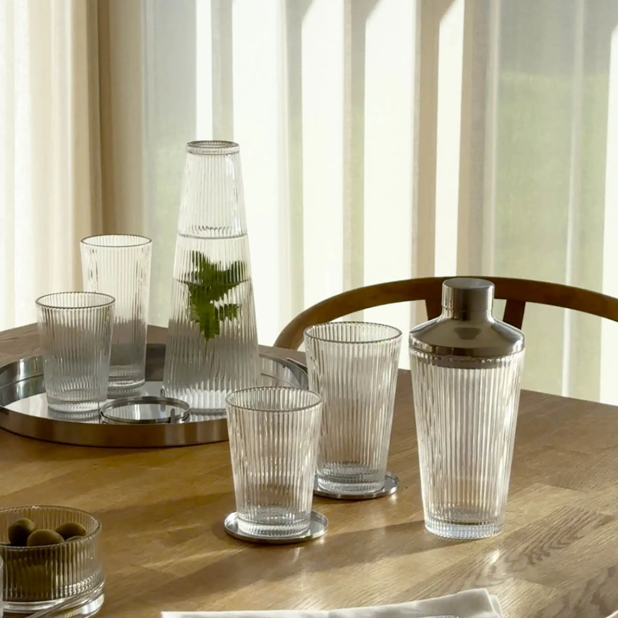 Stelton Pilastro drikkeglass 35 cl 4 stk klar