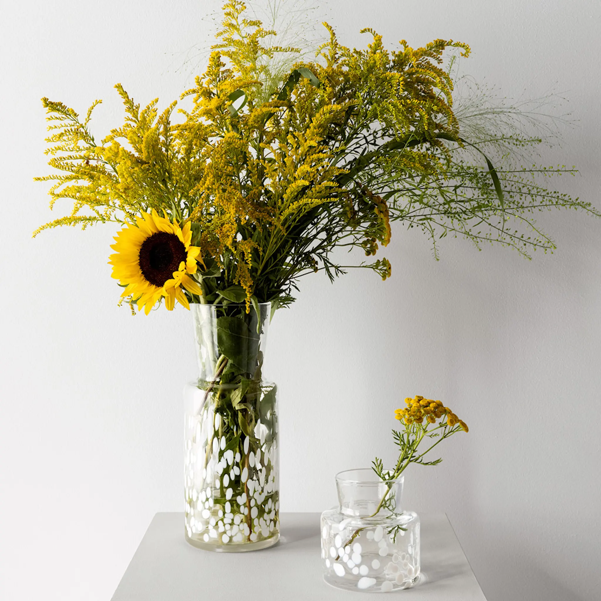 Kosta Boda Meadow Vas Vinter 19,5 cm Vit