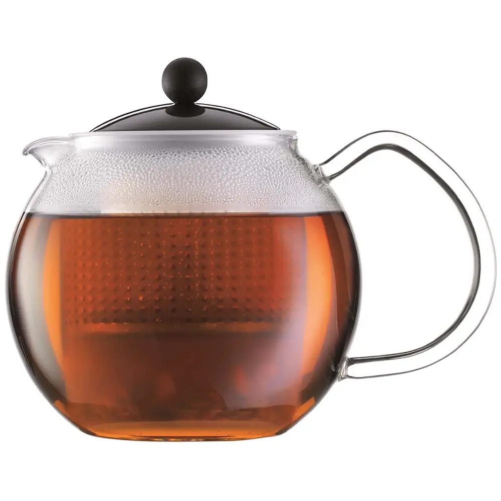 Assam Teekannu suodattimella 1 L Musta