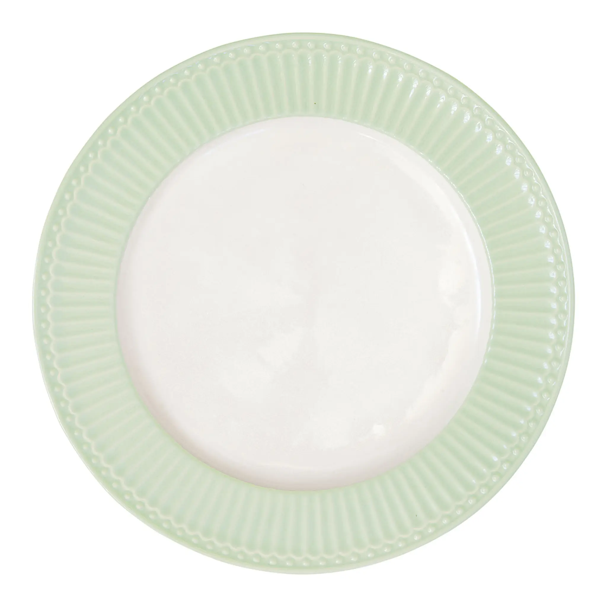 GreenGate Everyday Alice tallrik 23 cm pale green
