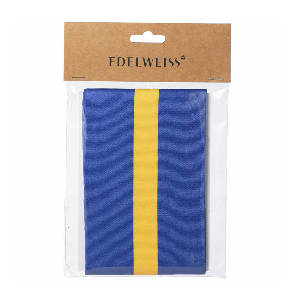 Edelweiss Sverige bordslöpare 2,5m blå/gul