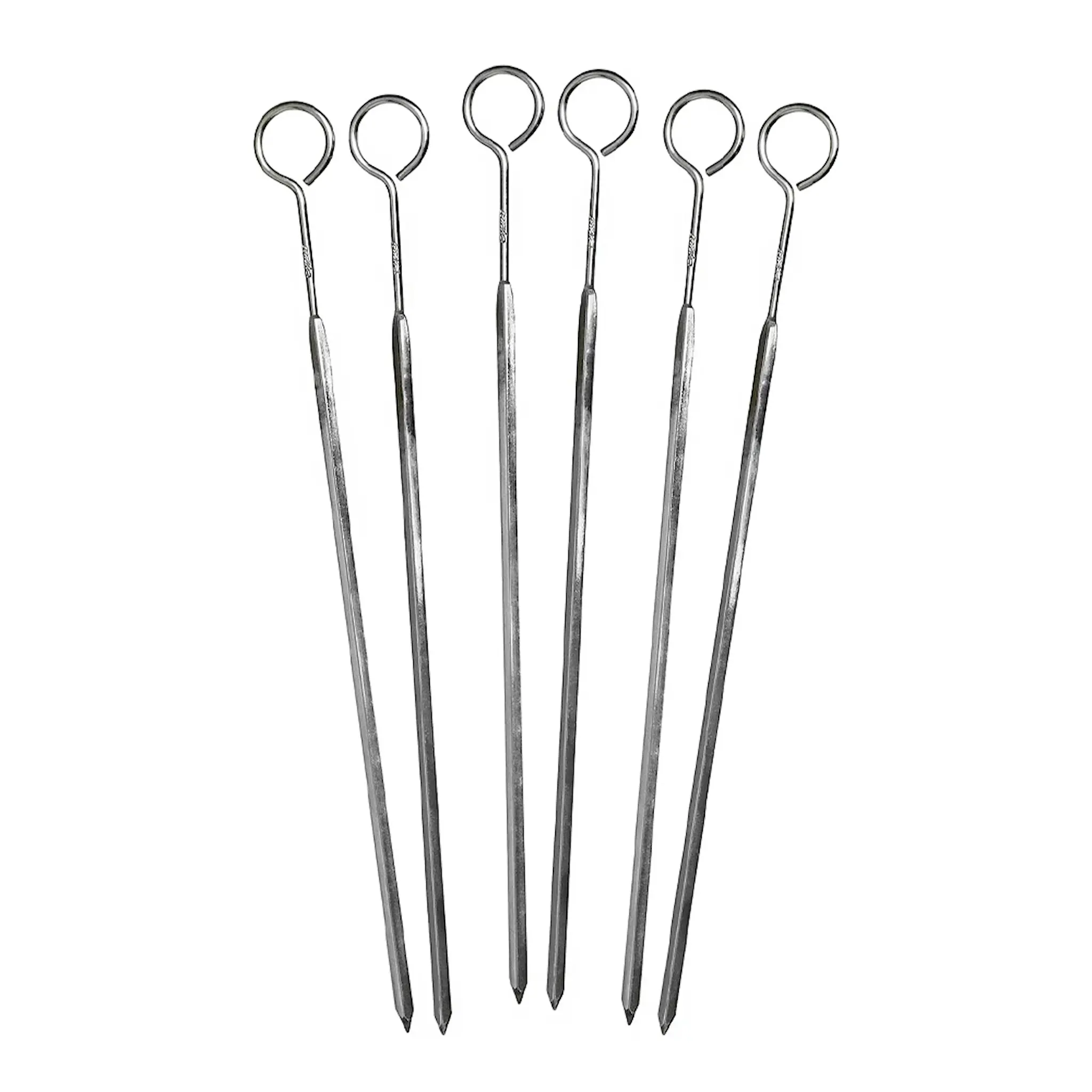 Exxent Grillspett 25 cm 6-pack stål