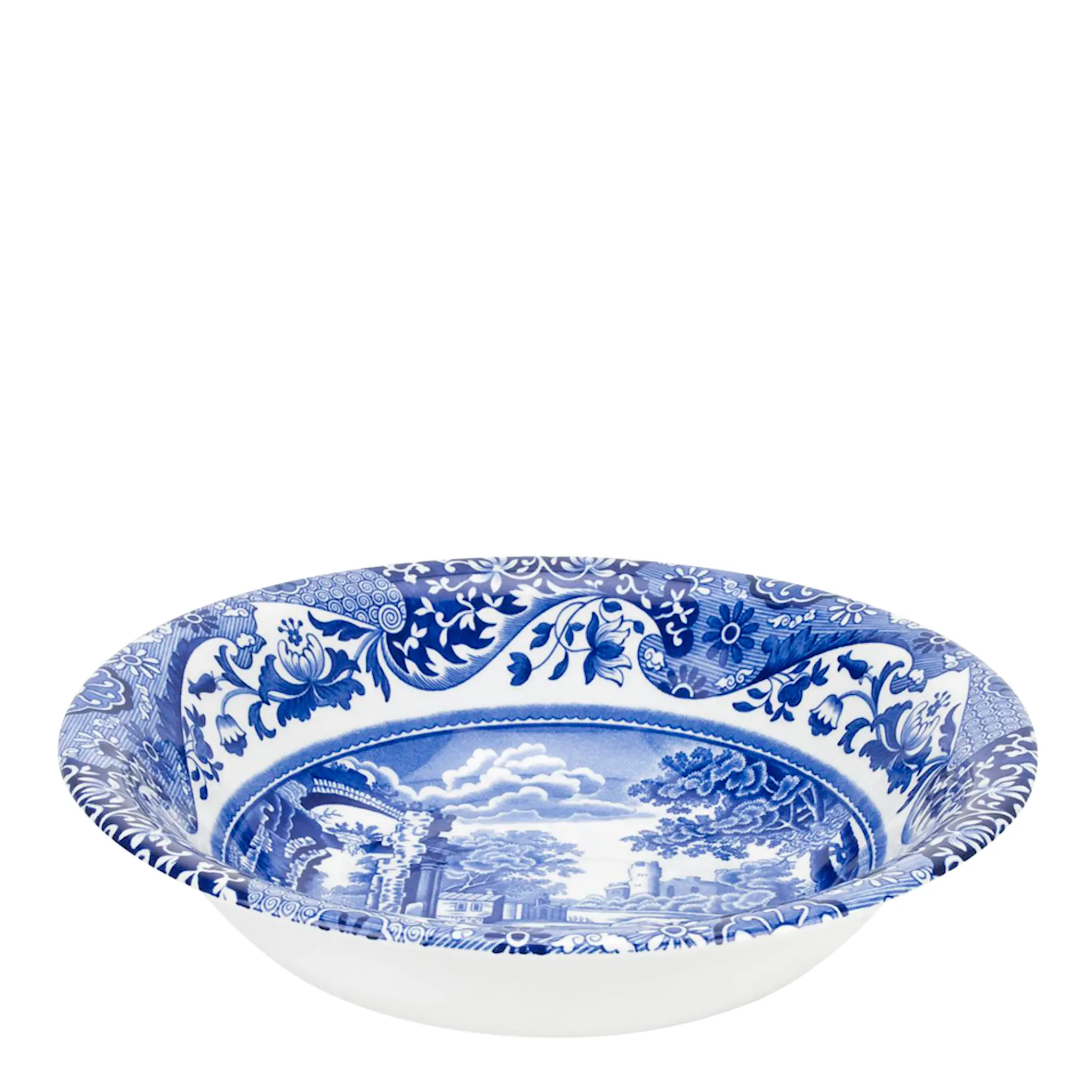 Spode Blue Italian frukostskål 16 cm blå/vit