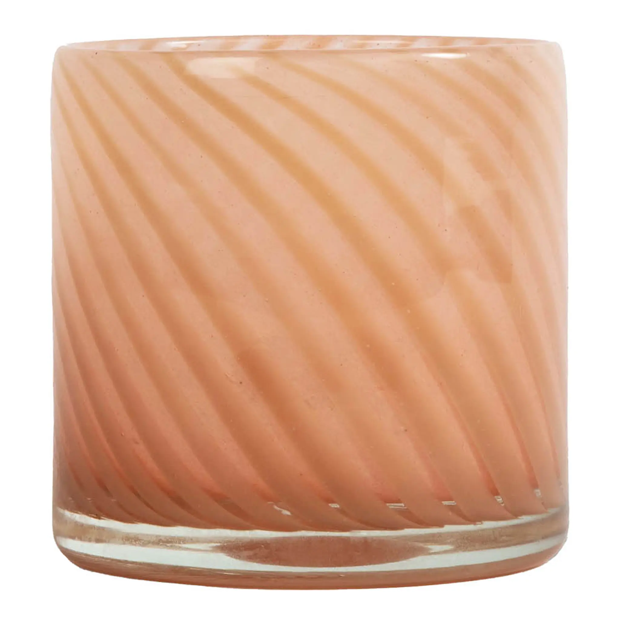 ByOn Calore Ljuslykta 15x15 cm Rosa/Beige