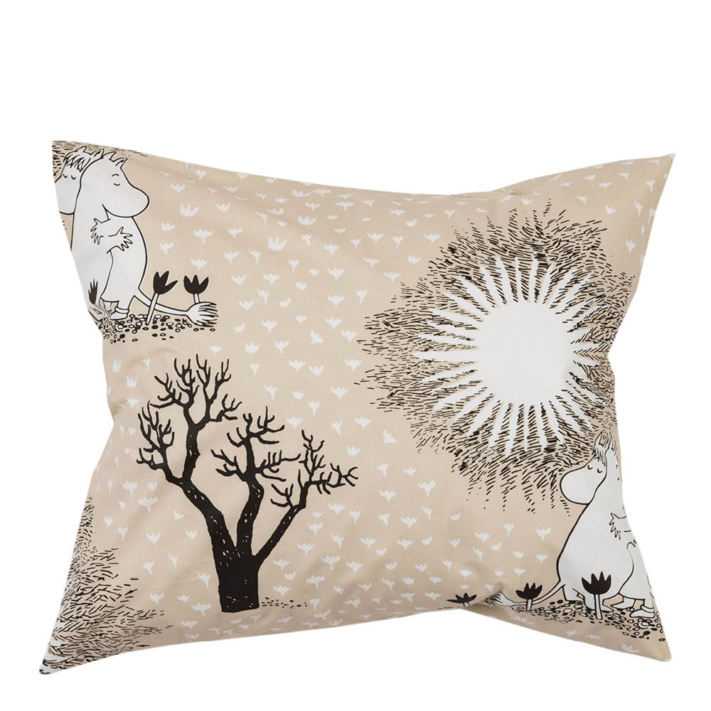 Moomin Arabia Mumin örngott 50x60 cm Kärlek beige