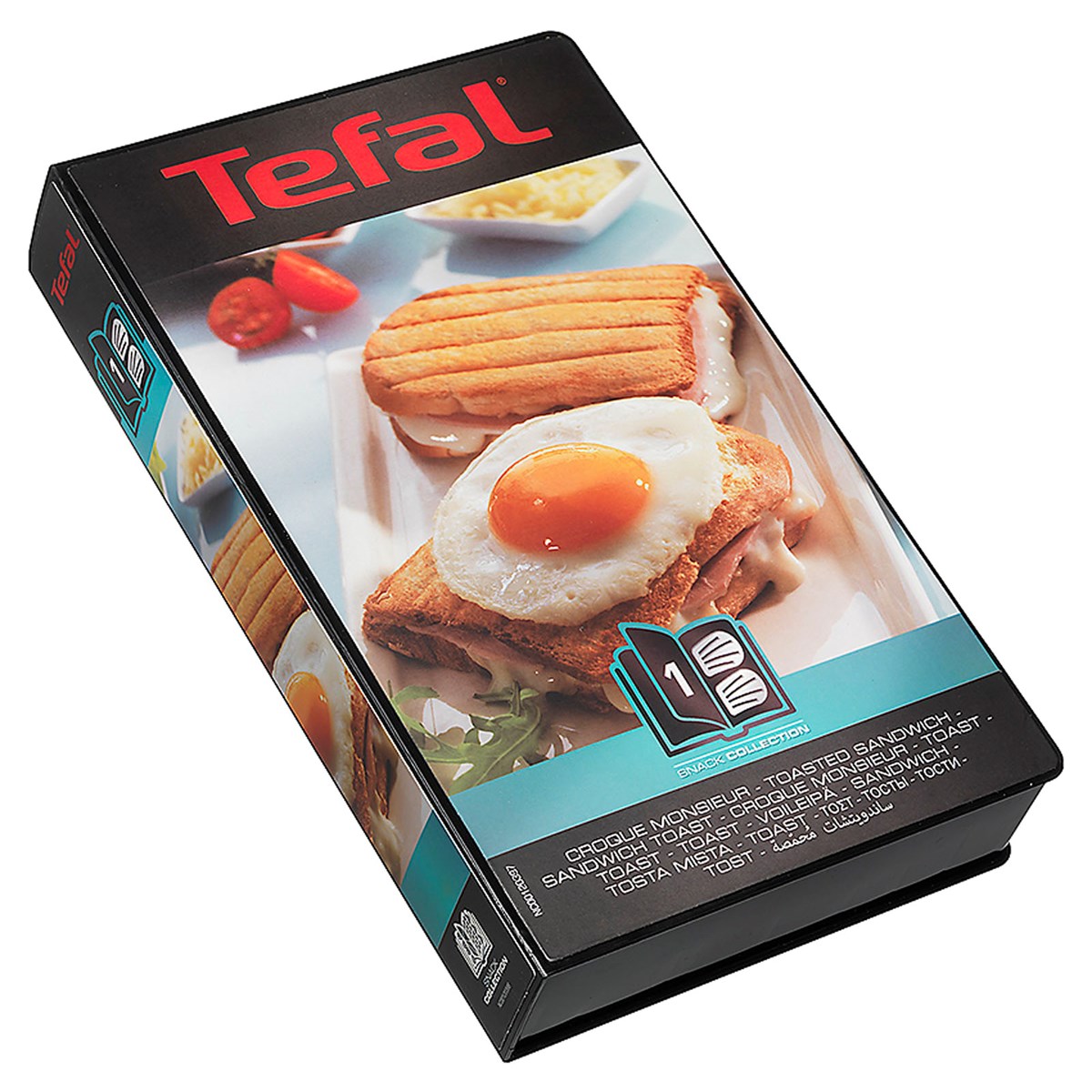 Tefal Snack toastjern plater Box 1: Toasted Sandwich