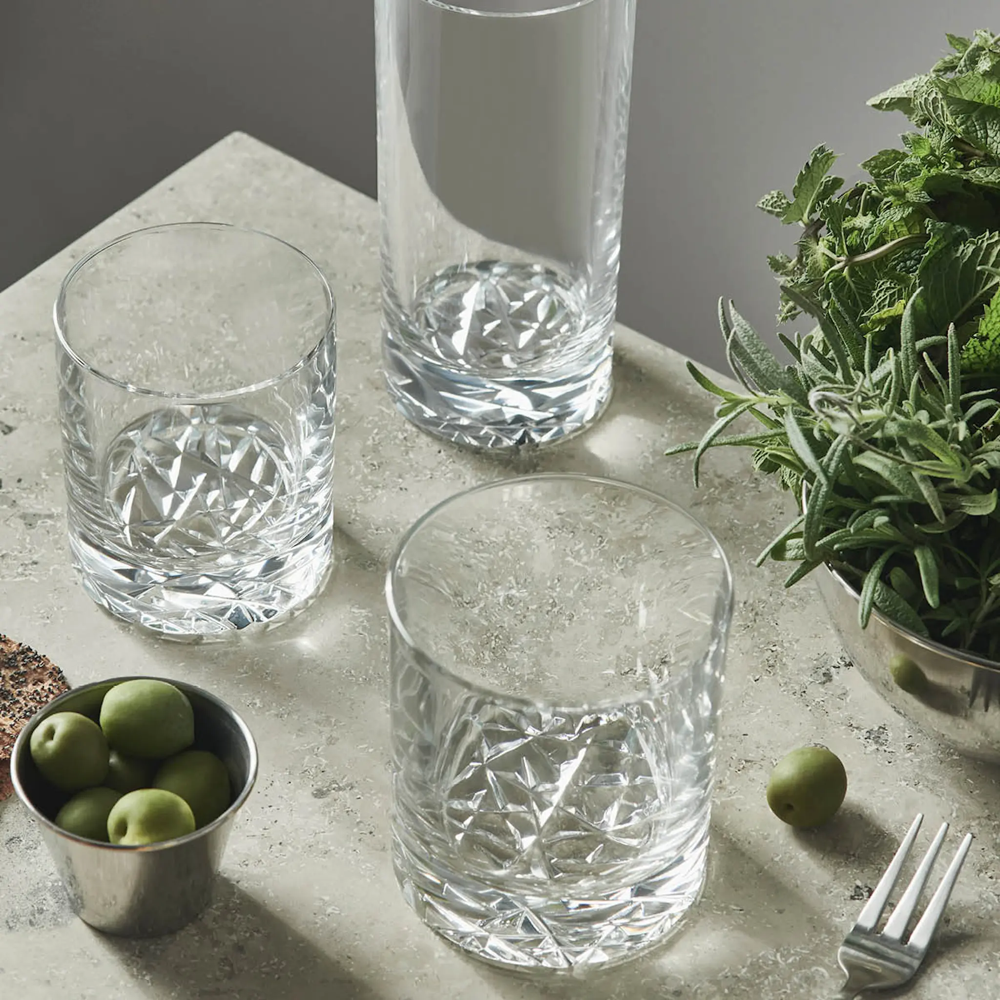 Orrefors Carat Double Old Fashioned Lasi 28 cl 4 kpl