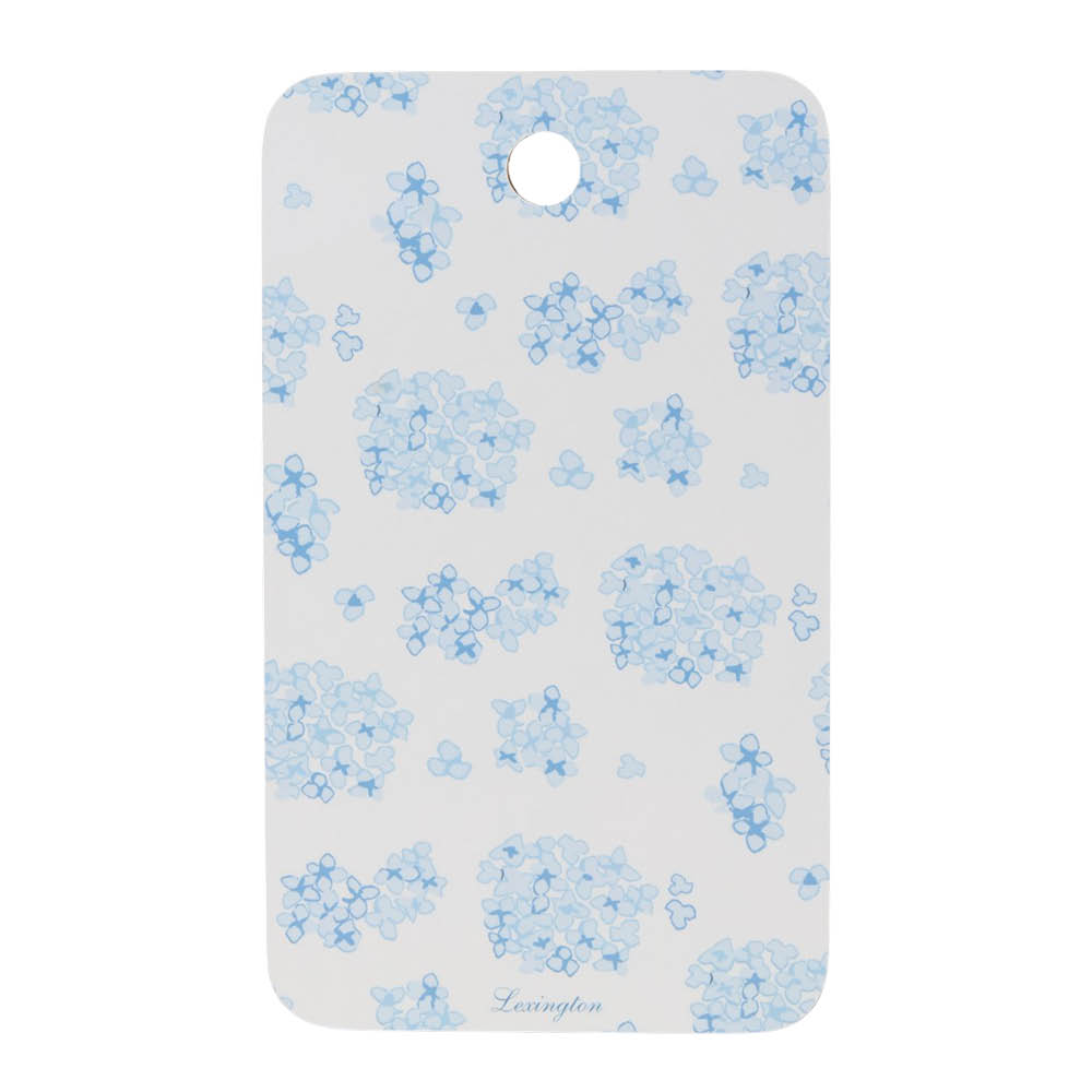 Lexington Skärbräda 20x34 cm vit/blå blommönster