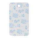 Skärbräda 20x34 cm vit/blå blommönster