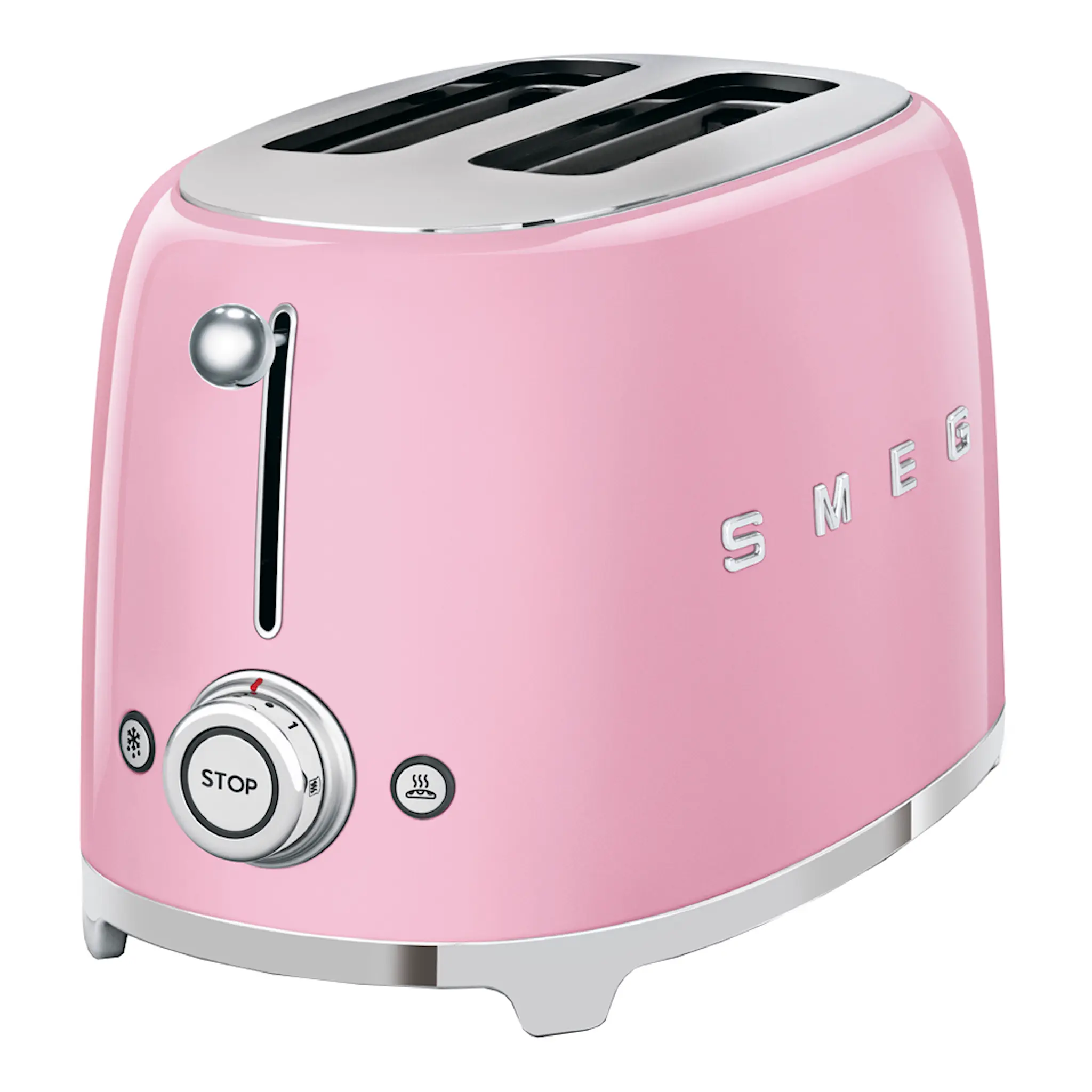 Smeg Smeg Brödrost 2 skivor TSF01 Rosa