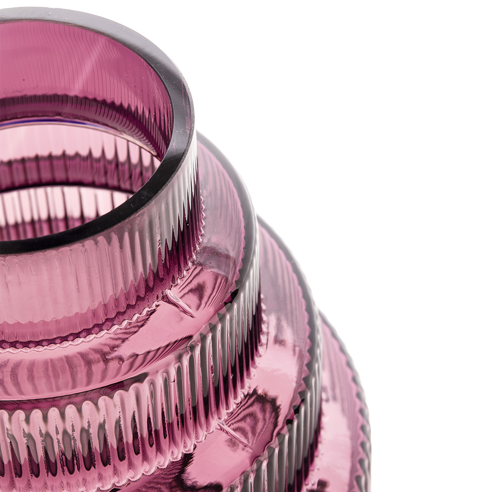 Pols Potten Steps vase 30 cm lilla