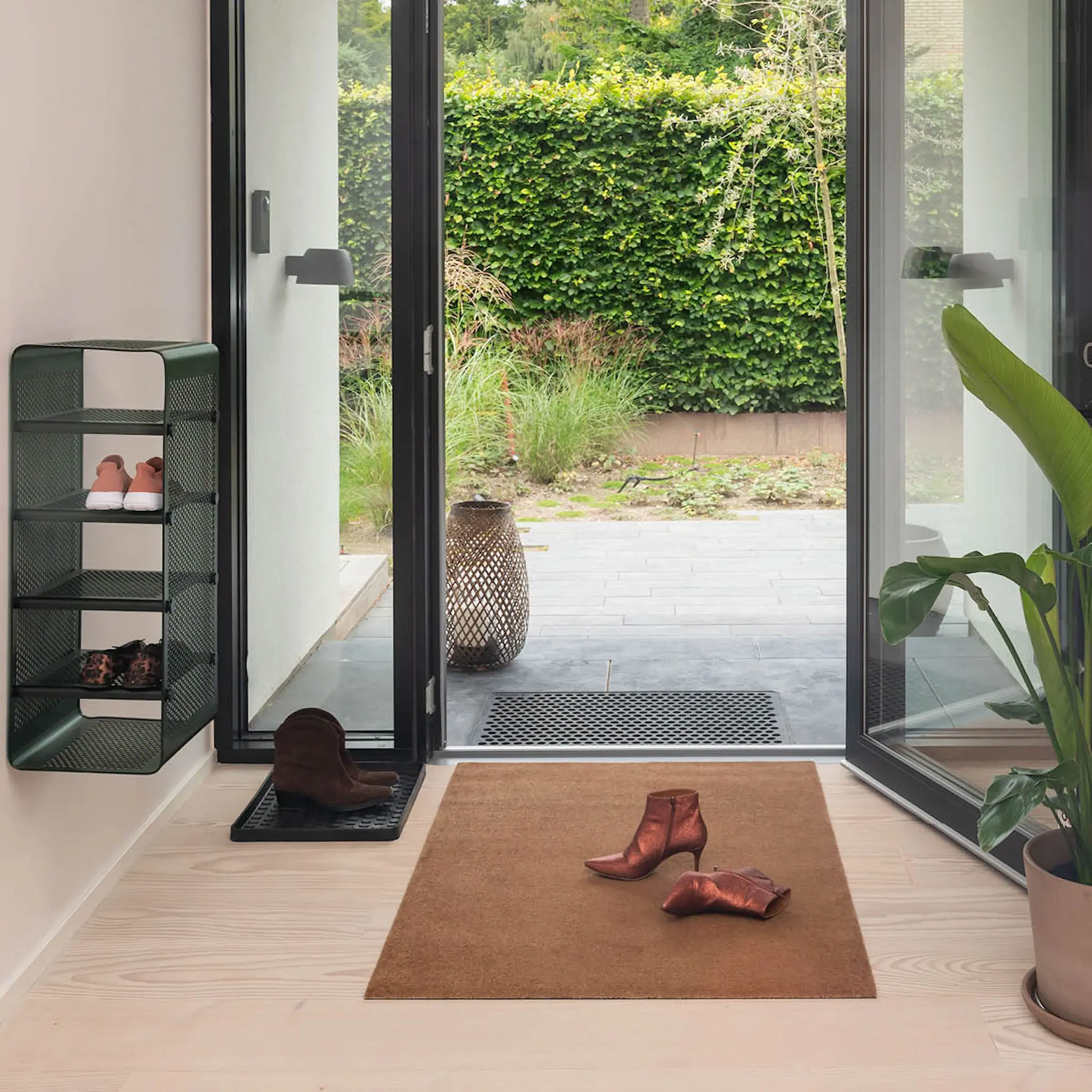 Tica Copenhagen Unicolor golvmatta 130x90 cm cognac