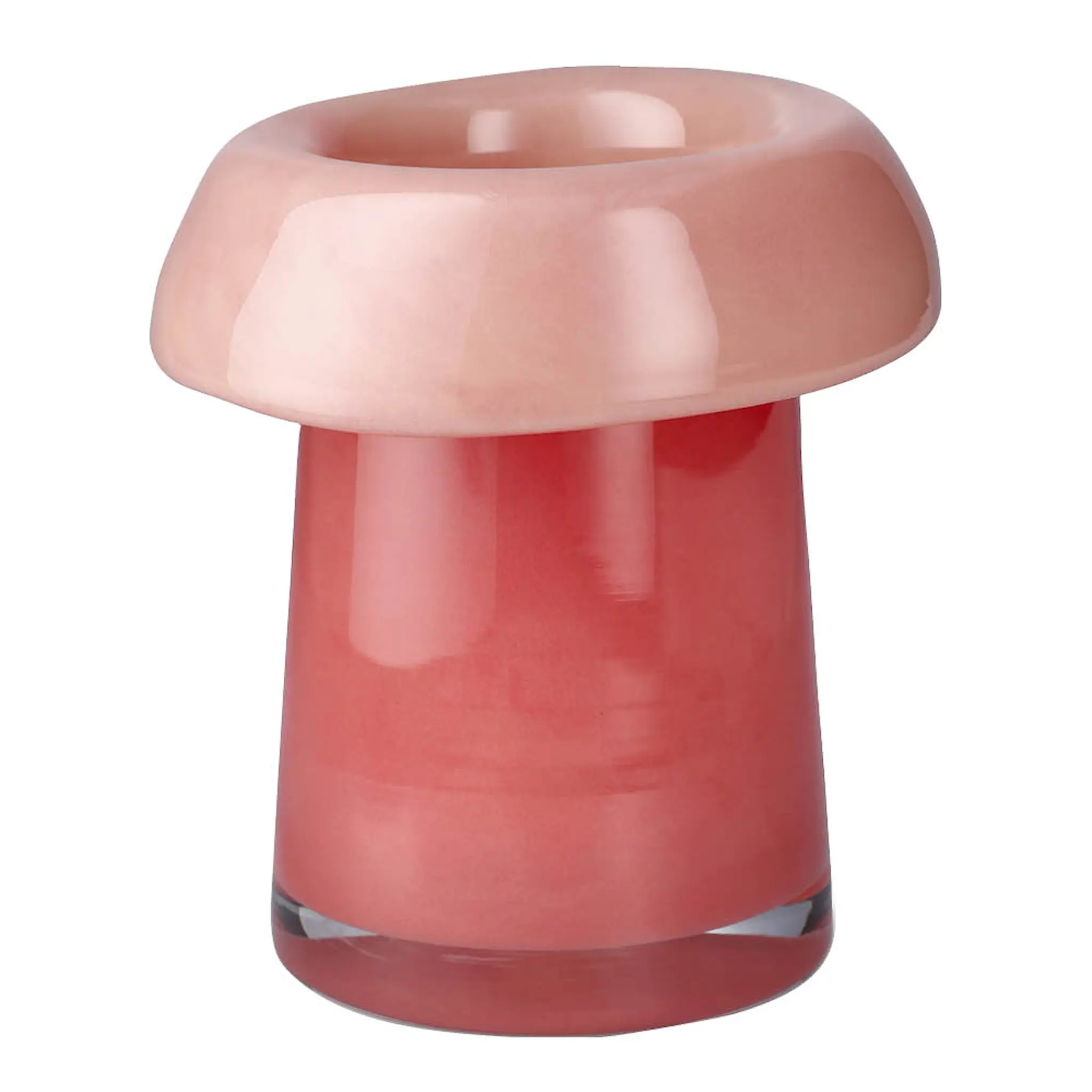 Holmegaard Soma maljakko 16,5 cm koralli/persikka