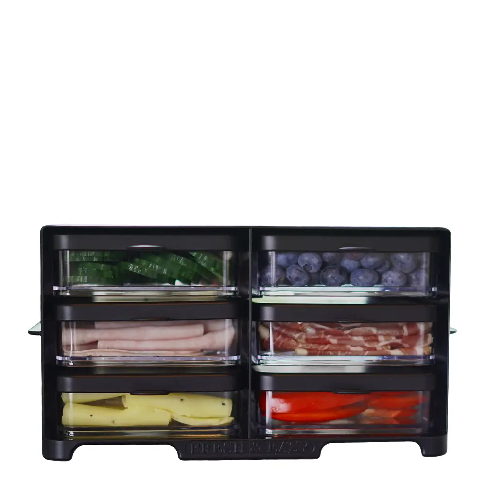 Fresh Säilytyspurkki 45 cl Musta