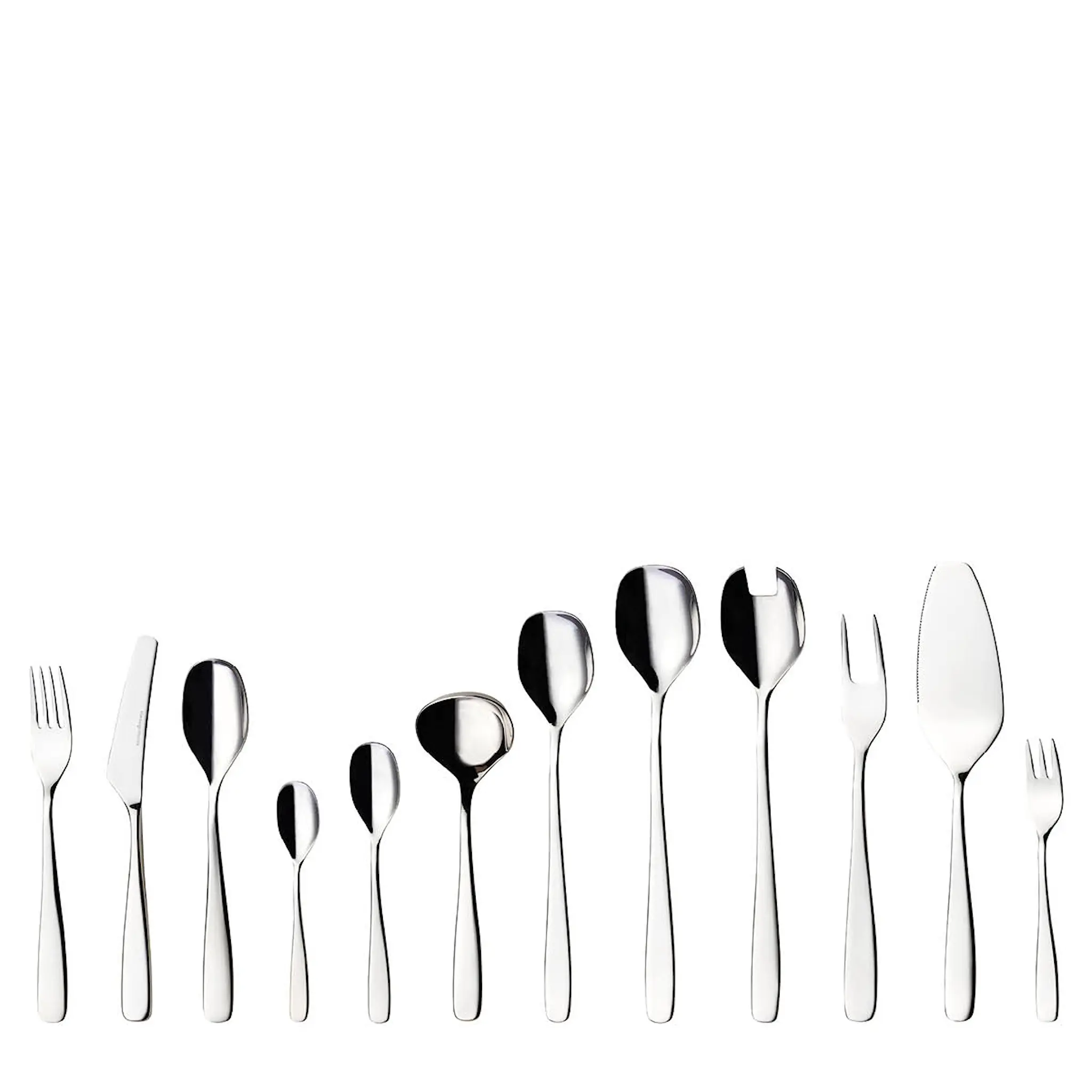 Hardanger bestikk Tuva Dessertset 7 delar