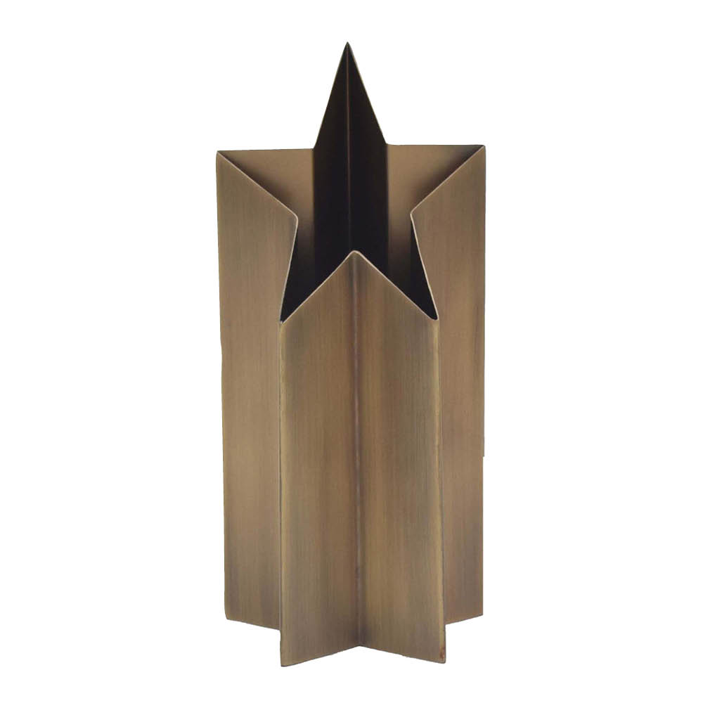 Markslöjd Asteri bordstjärna lampa 27 cm antik mässing