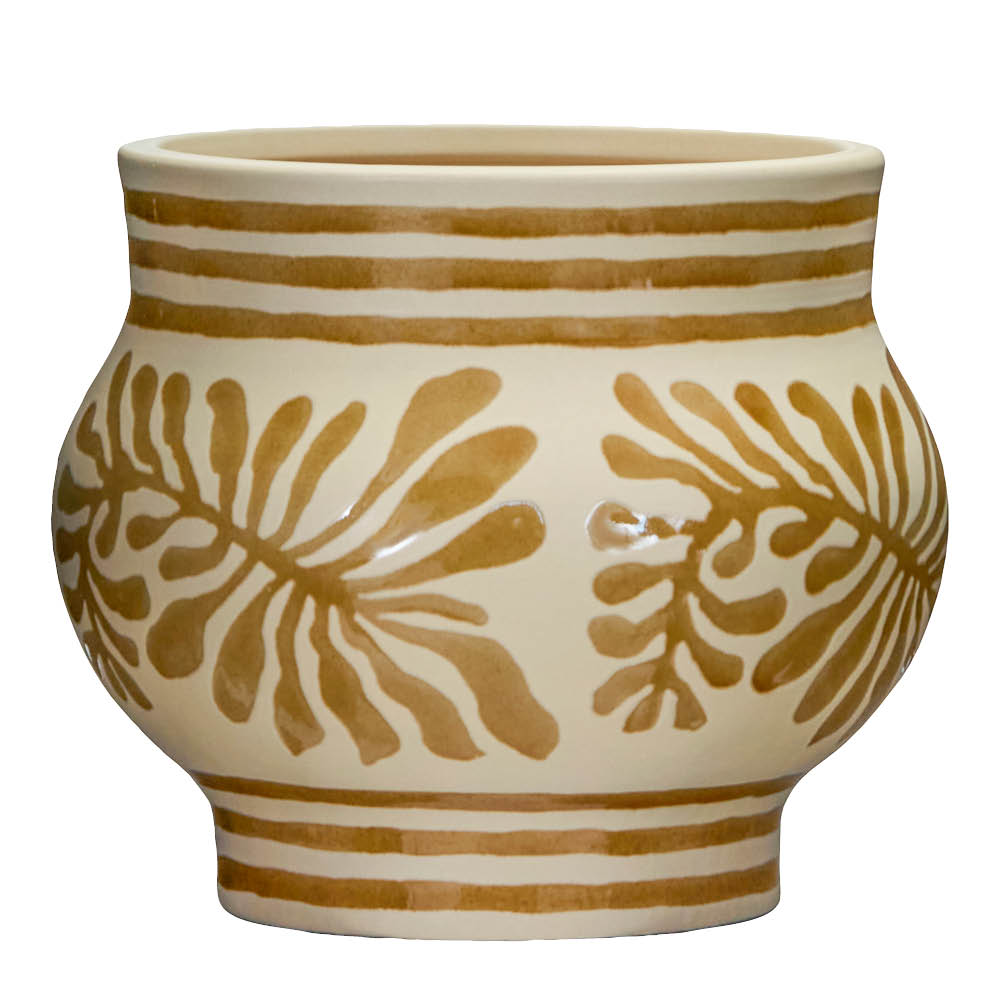 House Doctor Ivy kruka 23x20 cm beige