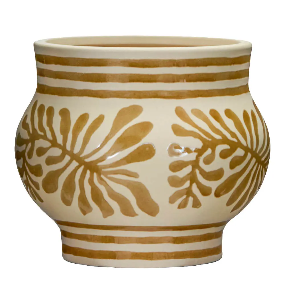 Ivy potte 23x20 cm beige