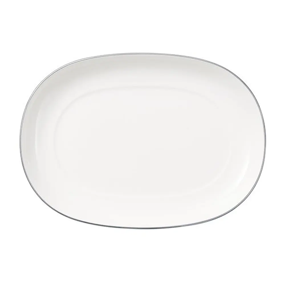 Anmut Platinum kastikekulhon aluslautanen 20 cm valk/harmaa