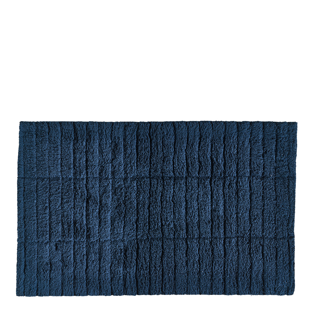 Zone Denmark - Tiles Kylpyhuoneen matto 80x50 cm Dark Blue