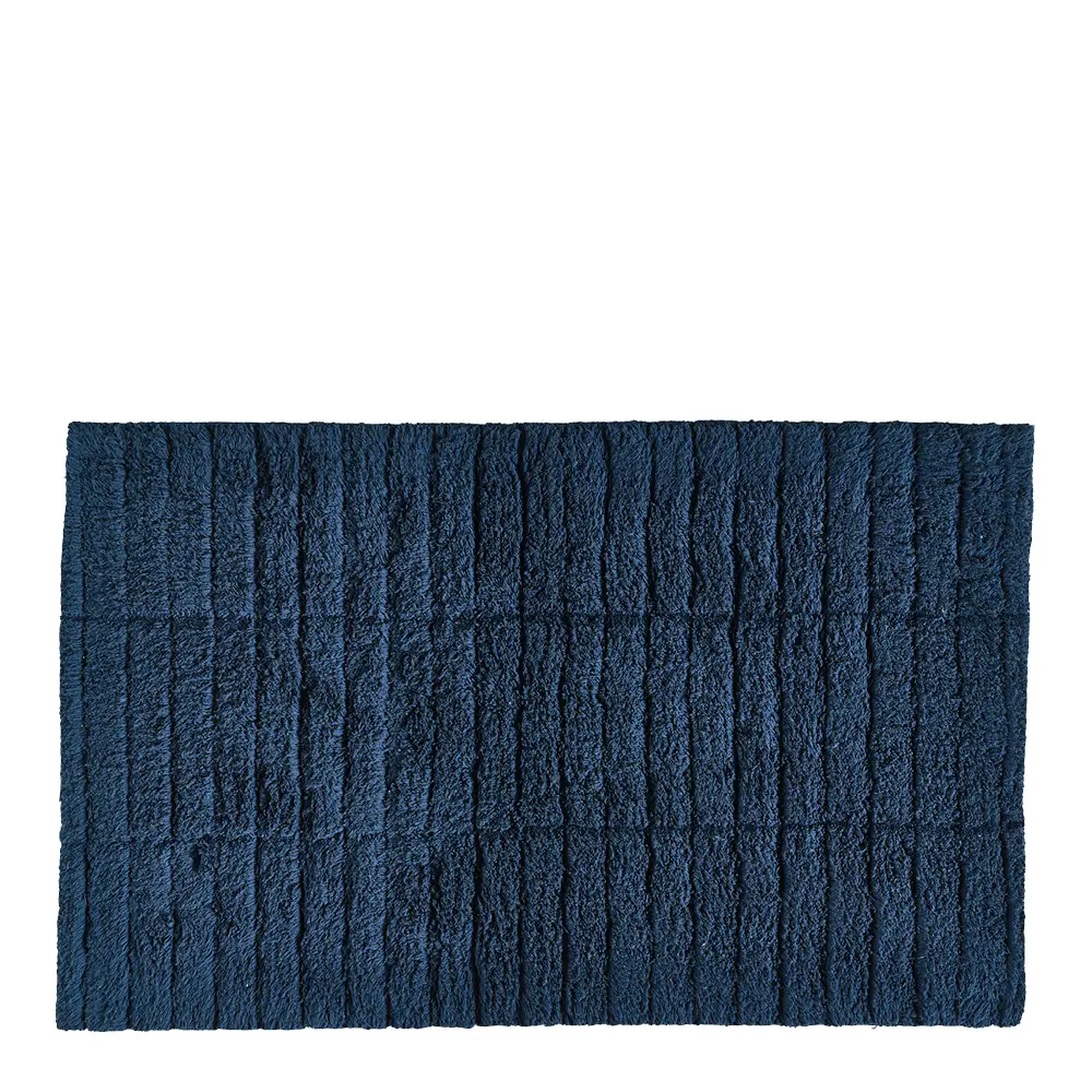 Tiles badematte 80x50 cm dark blue