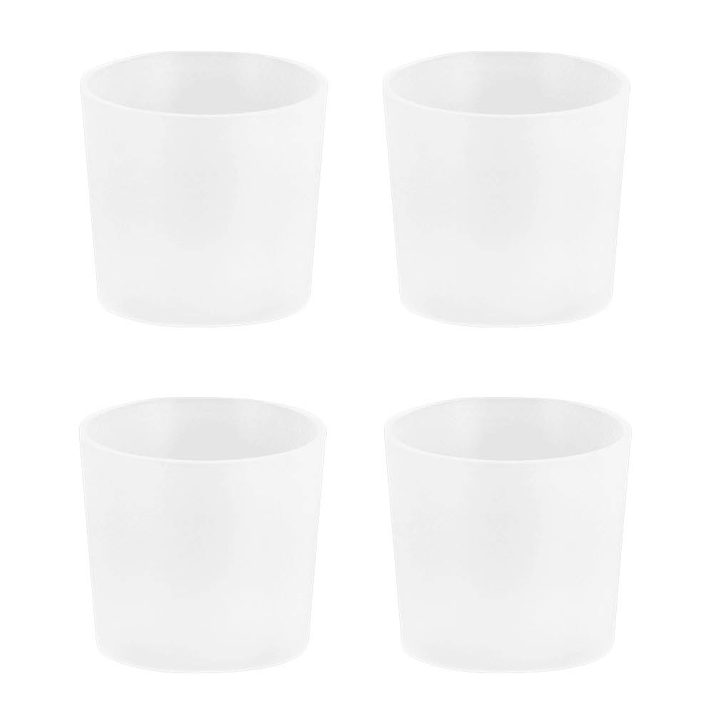 Moods & More Caps ljusmanschetter 2x1,9 cm 4-pack klar