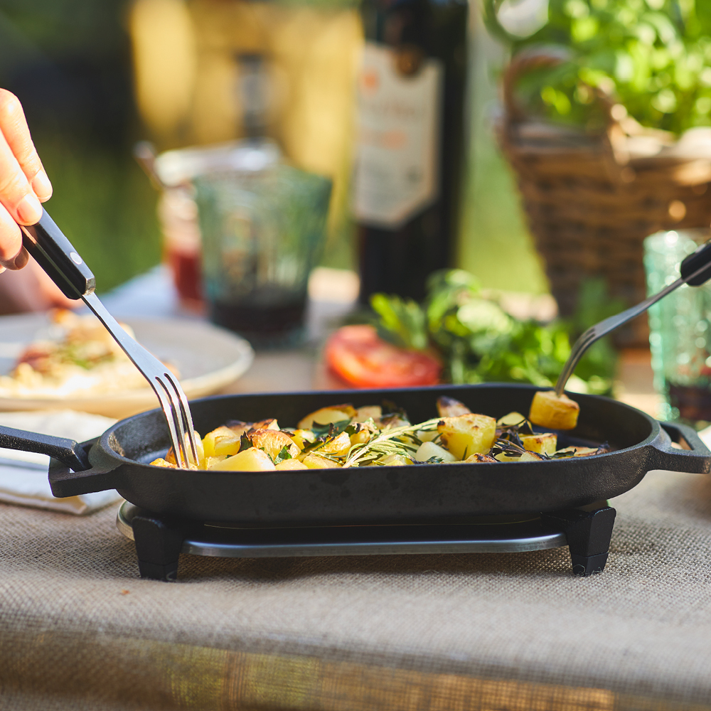 Ooni Sizzler gjutjärnspanna 31 cm med ställ