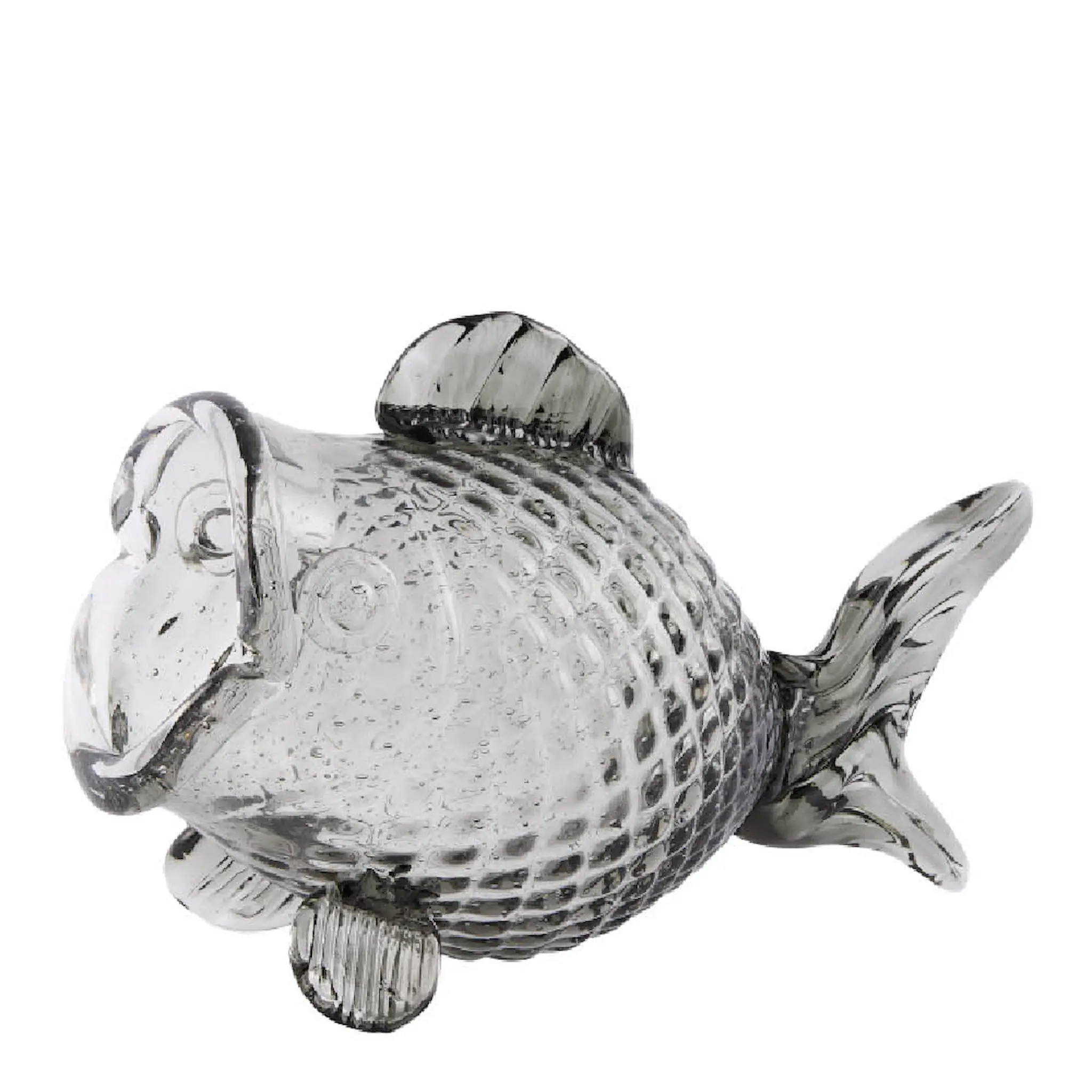 Pols Potten Fat Fish burk 38 cm mörkgrå