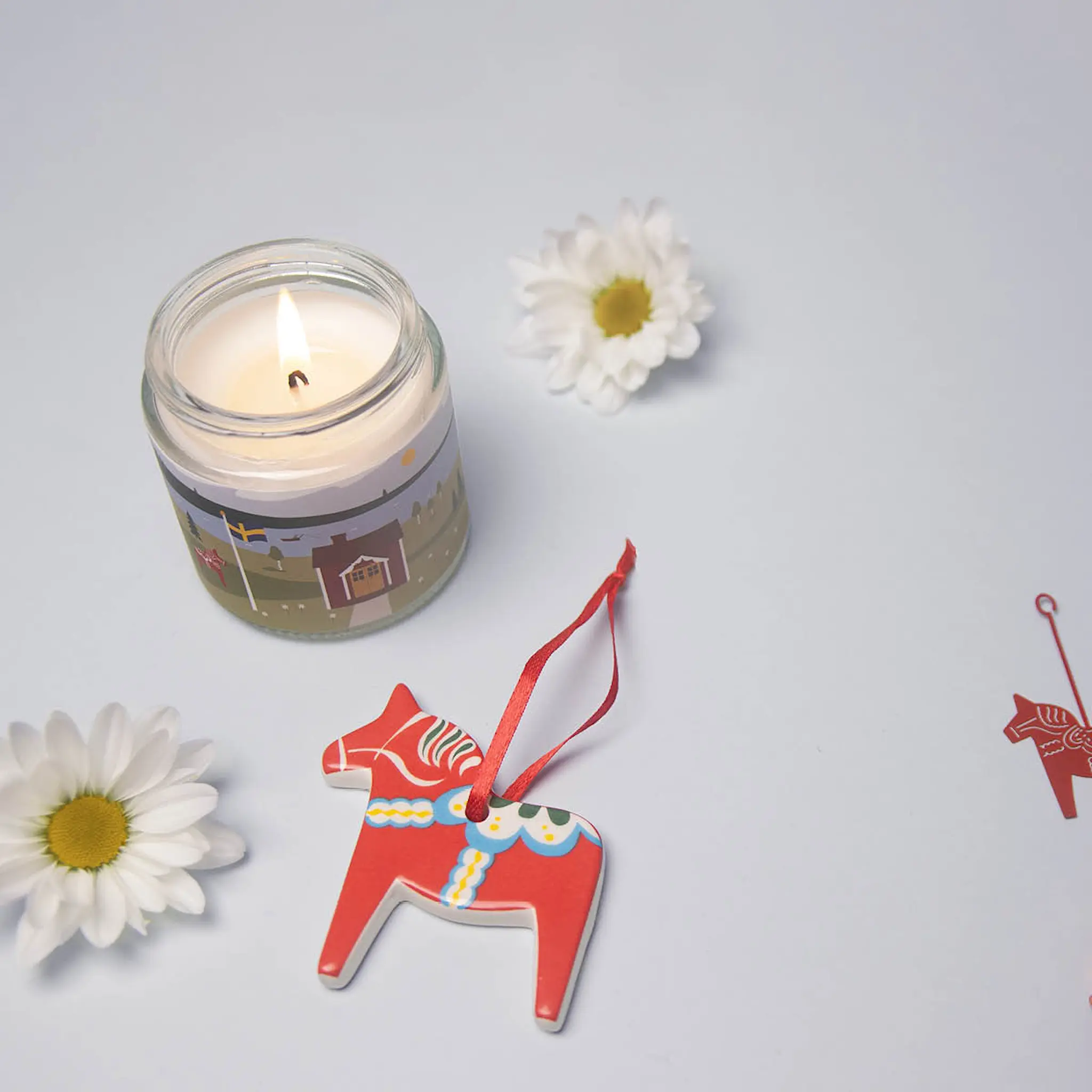 Pluto Ripustettava koriste 7 cm Taalainmaanhevonen