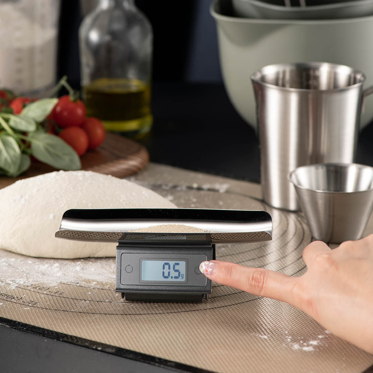 Modern House bAYk köksvåg 0,5–500 g grå/blank