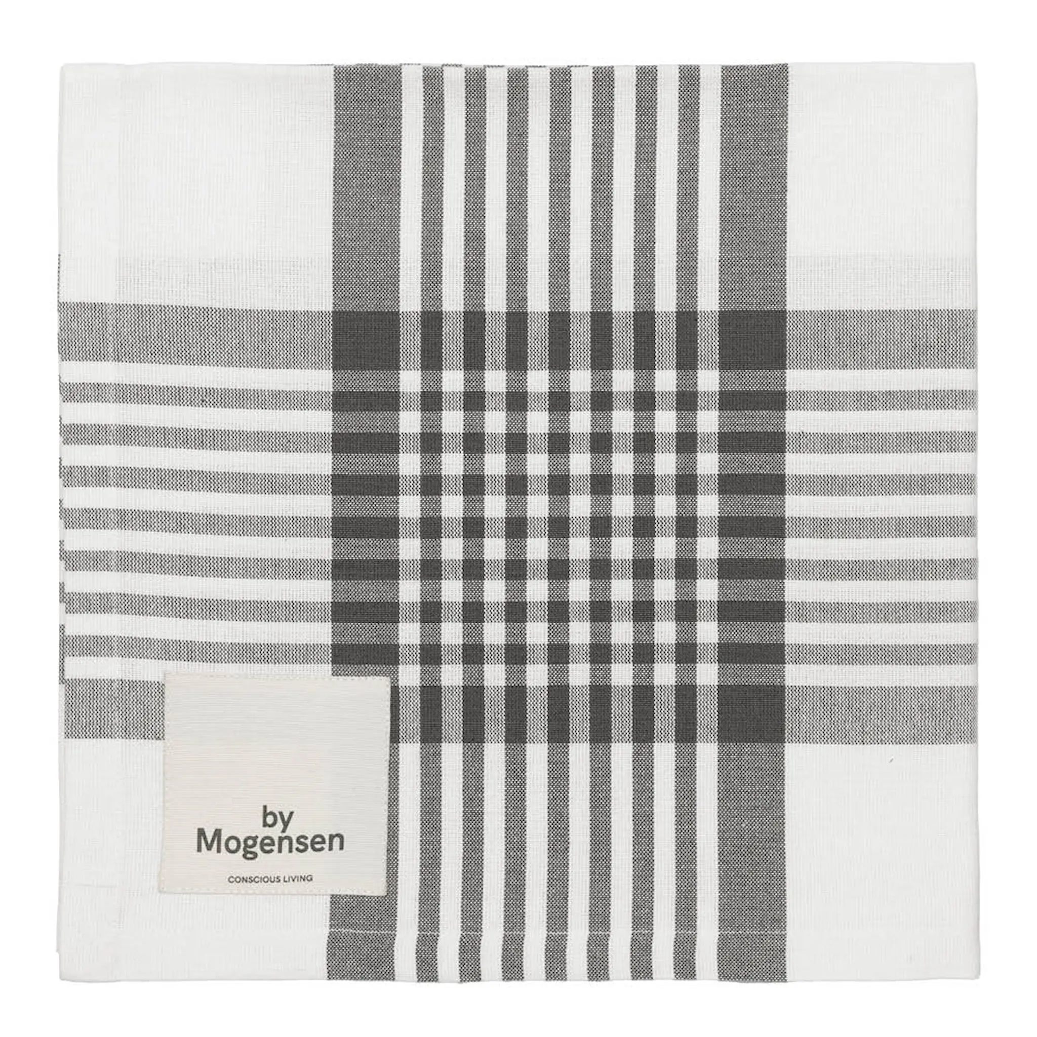 By Mogensen Tygservett 55x55 cm Large Checks