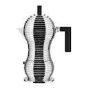 Pulcina espressobryggare 3 koppar svart/rostfritt stål