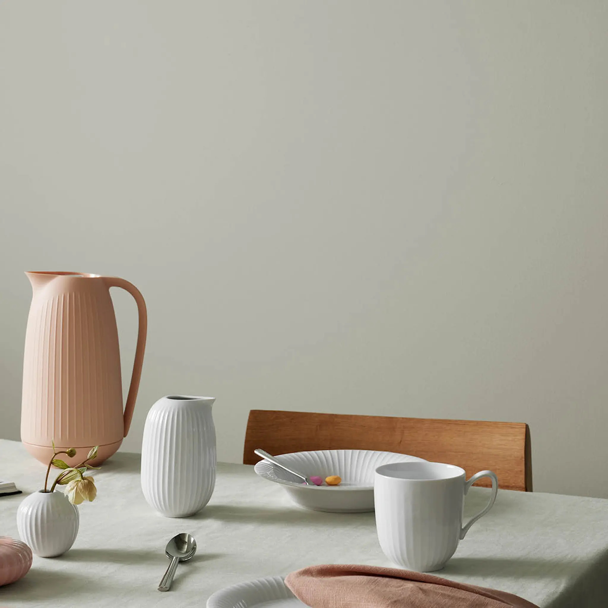 Kähler Hammershøi Kannu 50 cl Valkoinen