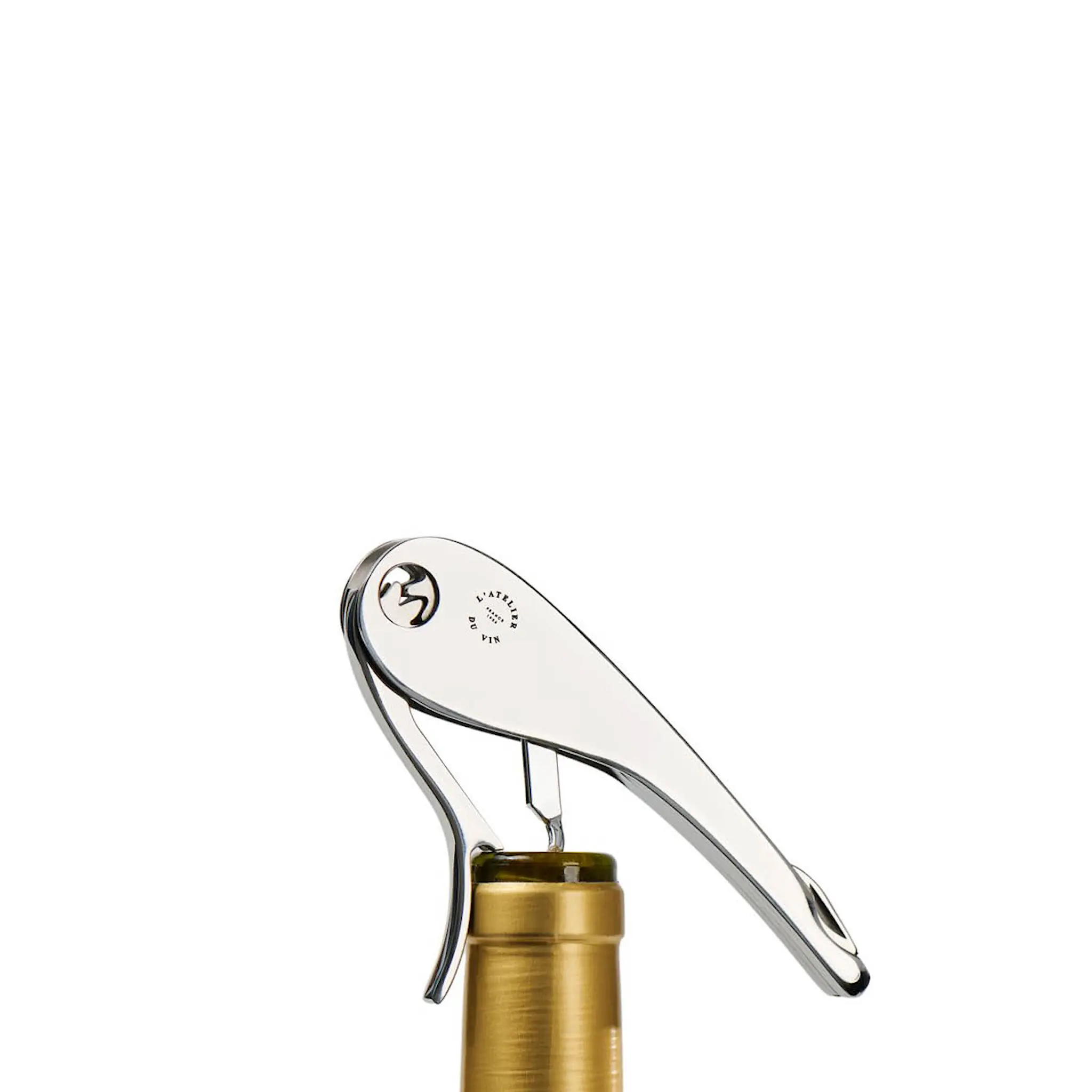 L'atelier du vin Soft Machine Korkkiruuvi 12,3 cm Hopea