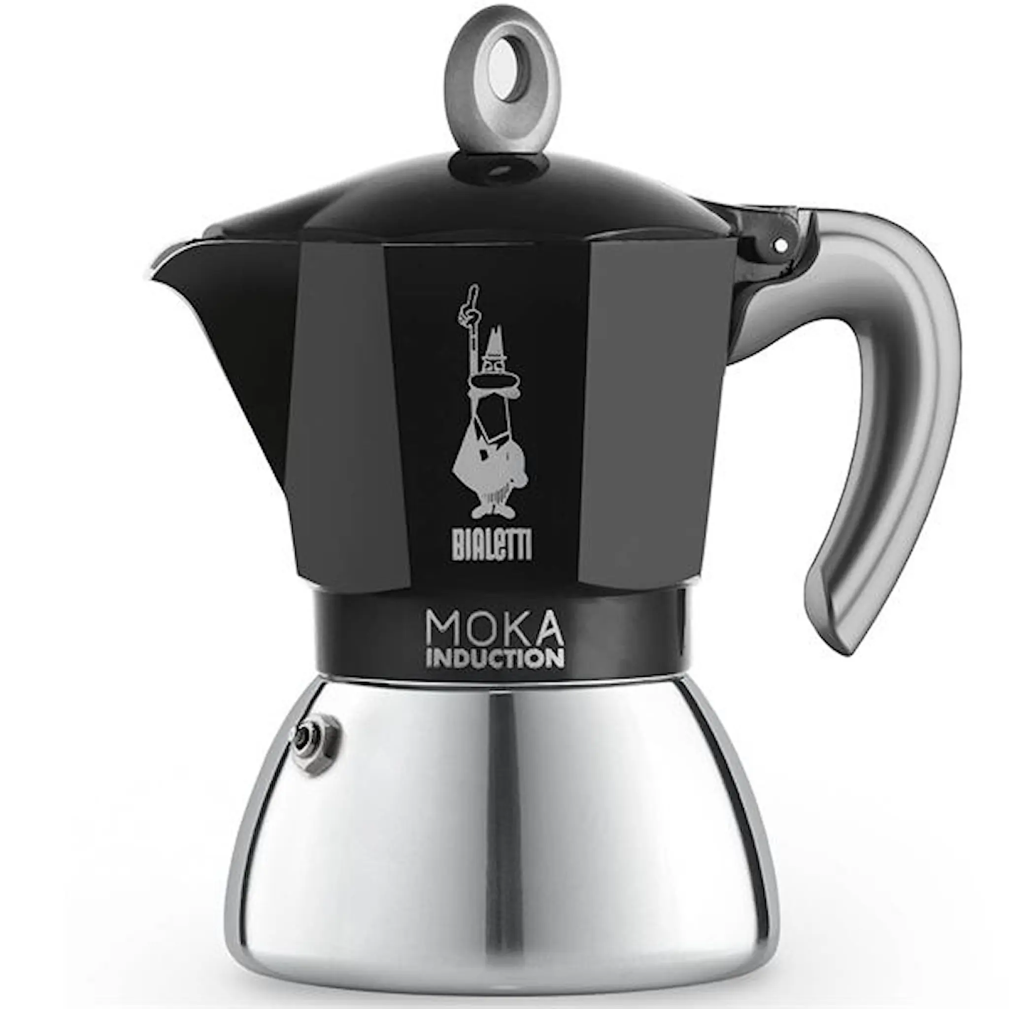 Bialetti Mokka induction Mutteripannu 6 kuppia Musta