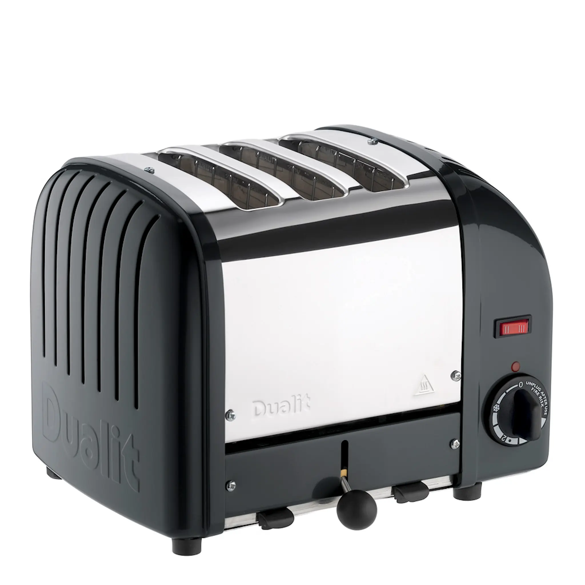 Dualit Classic Combi Brödrost 3 Skivor + Toastgaller Matt Svart