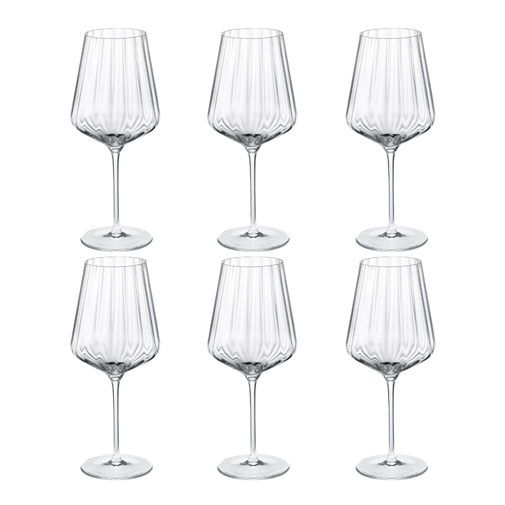 Georg Jensen - Bernadotte Valkoviinilasi 43 cl 6 kpl