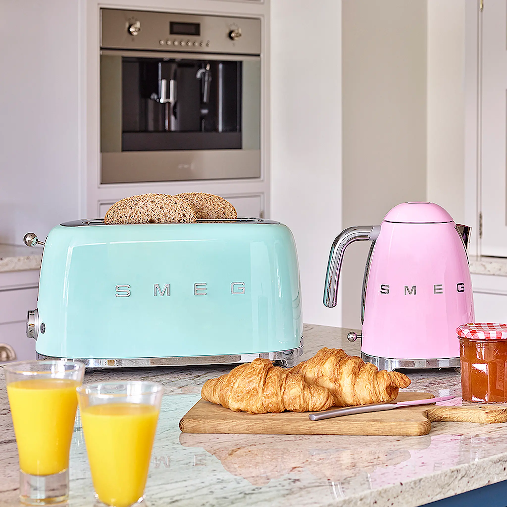 Smeg Smeg Brödrost 4 skivor TSF02 Grön