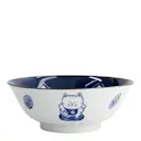 Kawaii ramenskål 20 cm Katt Neko 33419 blå