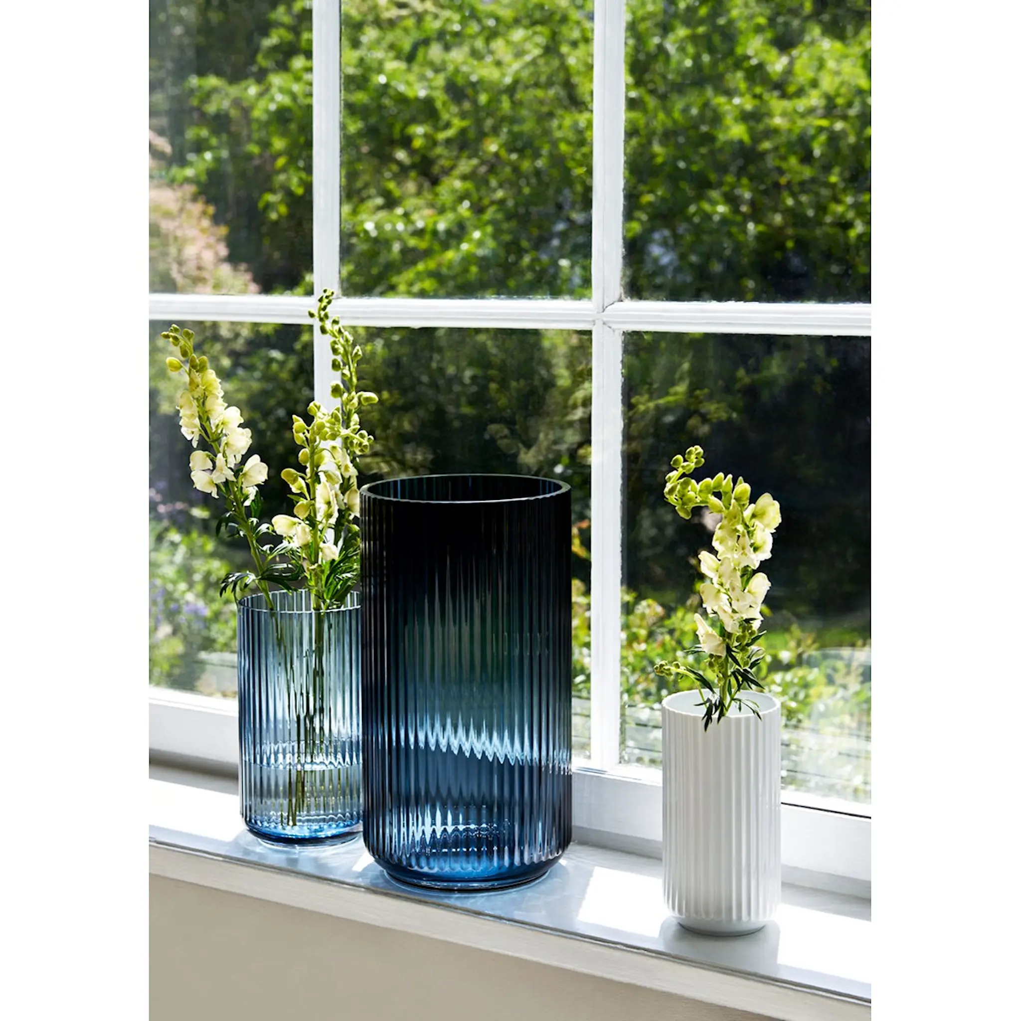 Lyngby Porcelæn Lyngby Vas 25 cm Midnight Blue
